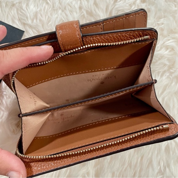 Kate Spade Tan Leather Wallet - Picture 8 of 10
